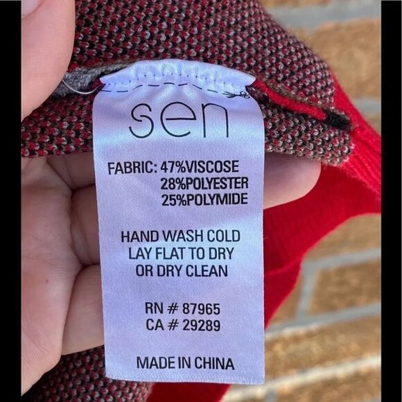 Sen cocoon camoflage open sweater m - Picture 14 of 15